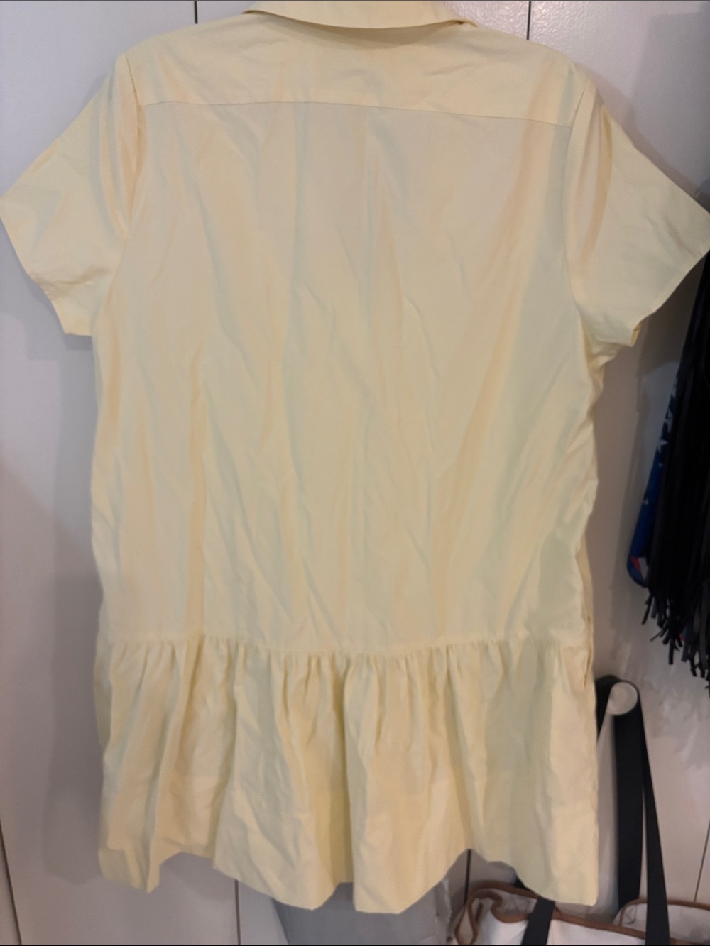 Brochu Walker Havana mini dress pale yellow,L - Picture 10 of 11